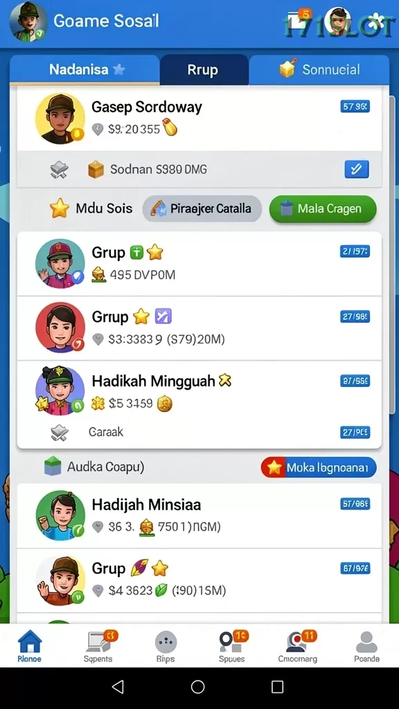 Cuplikan layar VIP802 — aktivitas
