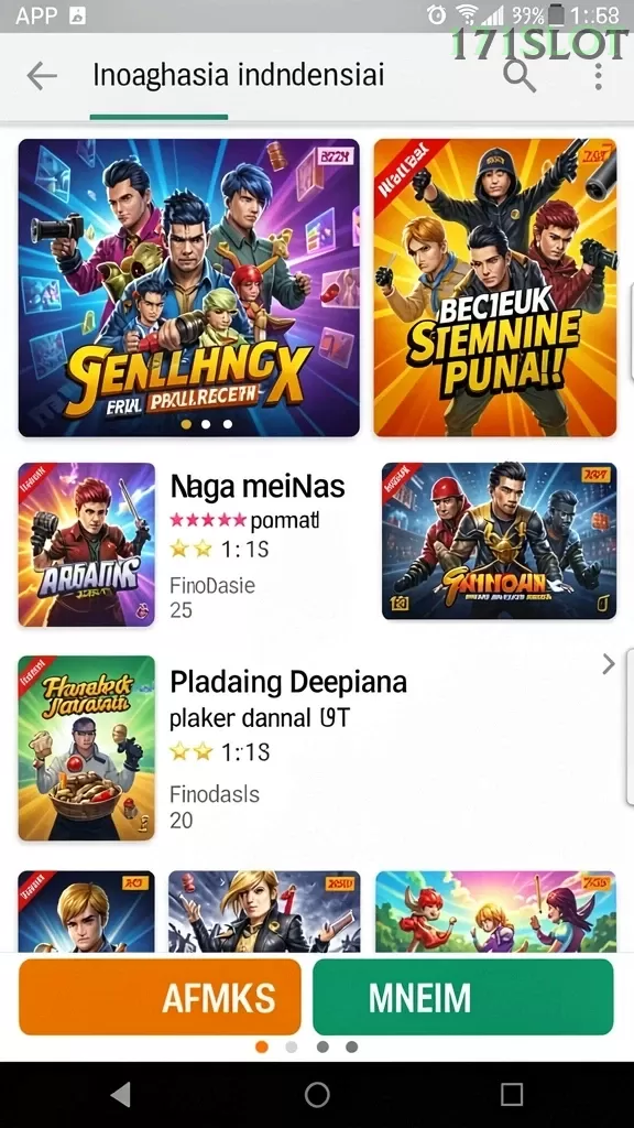 Cuplikan layar INDOSGA — pengaturan akun